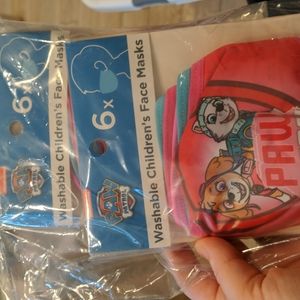 [NWT] Paw Patrol children's masks 12pk